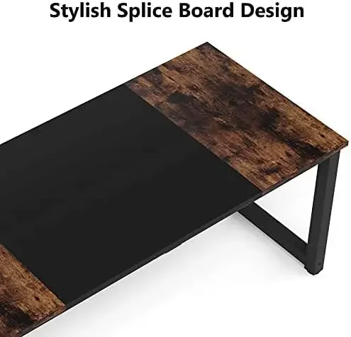 Tribesigns Modern Computer Desk Large Office Desk Computer Table Study Writing Desk Workstation for Home Office