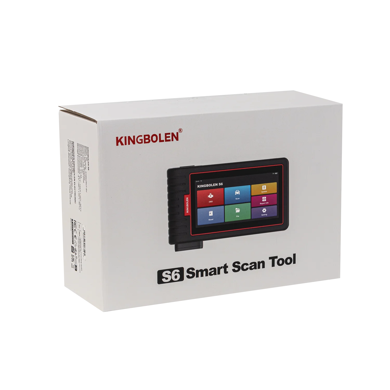 Lifetime Free Update Newest KINGBOLEN S6 CAN FD All System Car Diagnostic Tools Auto OBD Scanner Bluetooth 28 Resets Auto Vin