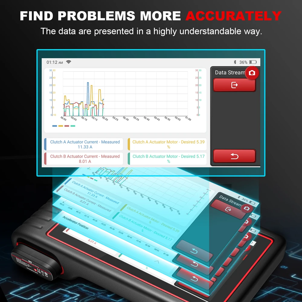 Lifetime Free Update Newest KINGBOLEN S6 CAN FD All System Car Diagnostic Tools Auto OBD Scanner Bluetooth 28 Resets Auto Vin