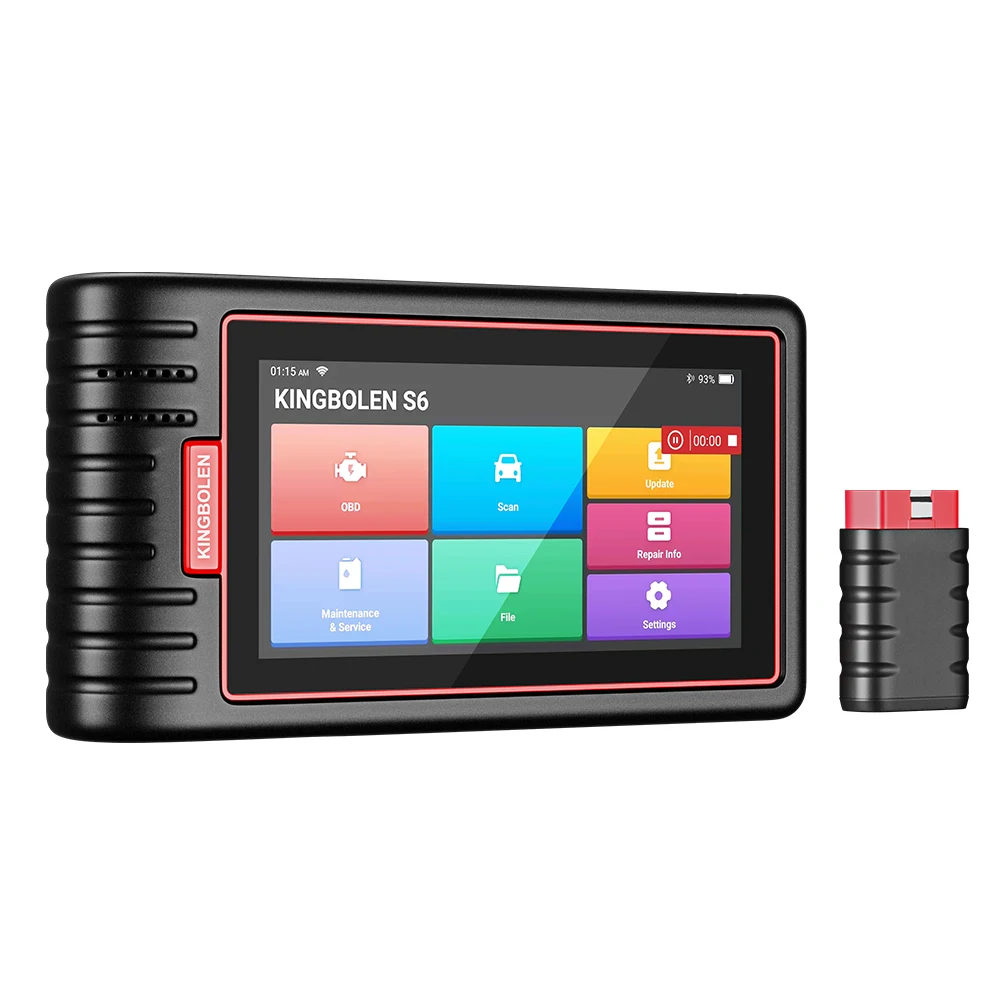 Lifetime Free Update Newest KINGBOLEN S6 CAN FD All System Car Diagnostic Tools Auto OBD Scanner Bluetooth 28 Resets Auto Vin