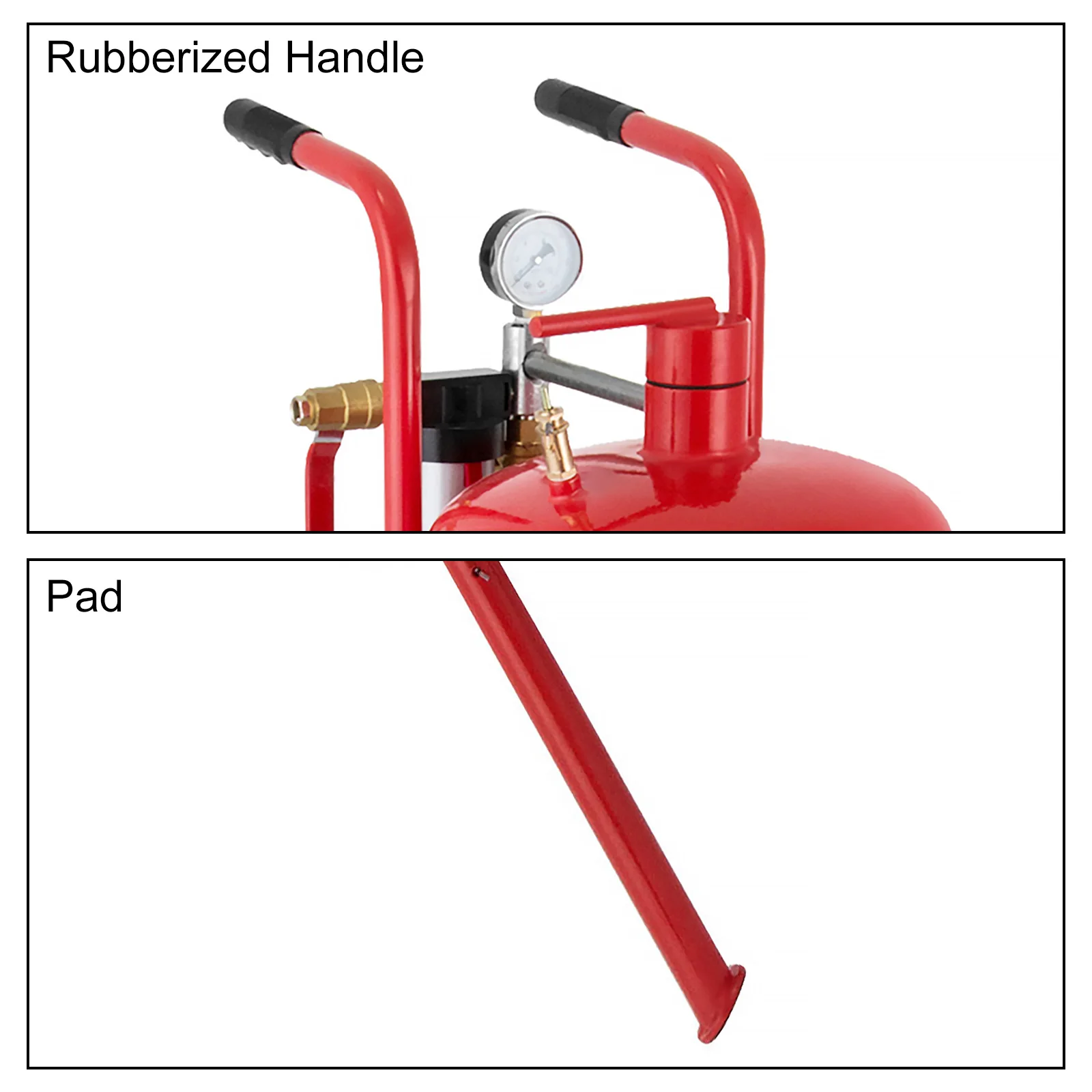 SucceBuy Sand Blaster 10Gal Portable Air Sandblaster 125Psi Pressure Sand Blasting Kit for Special Surface Treatment of Material