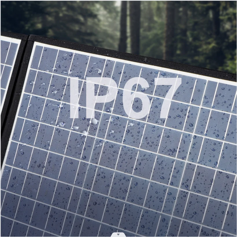 ALLPOWERS Solar Generator S2000 Pro with 400W Solar Panel, 4 x 2400W AC Outlets, 2400W Portable Power Station for Home Backup RV