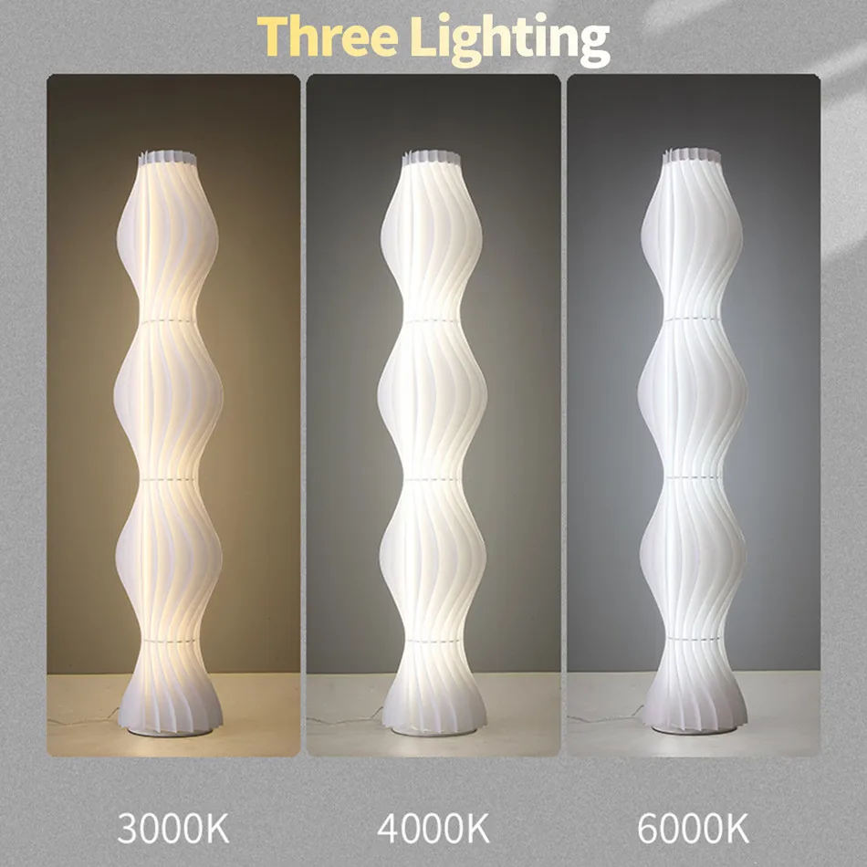 LUVODI Tall LED Floor Lamp Dimmable Decorative Standing Light for Home Corner Modern Simple Style