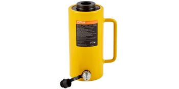 SucceBuy 20T/30T/60T Hollow Plunger Hydraulic Cylinder Jack Single Acting Ram Cylinder 100mm Heavy Duty Lifting Tool
