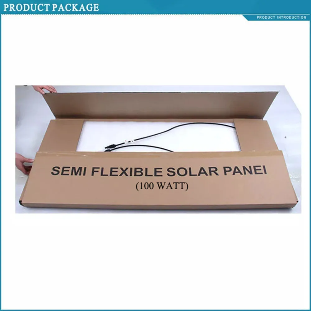 18V Solar Panel 125W 250W Flexible Solar Panels Monocrystaillne Solar Cell 12V/24V Battery Charge 1000W Home System Kits RV Boat