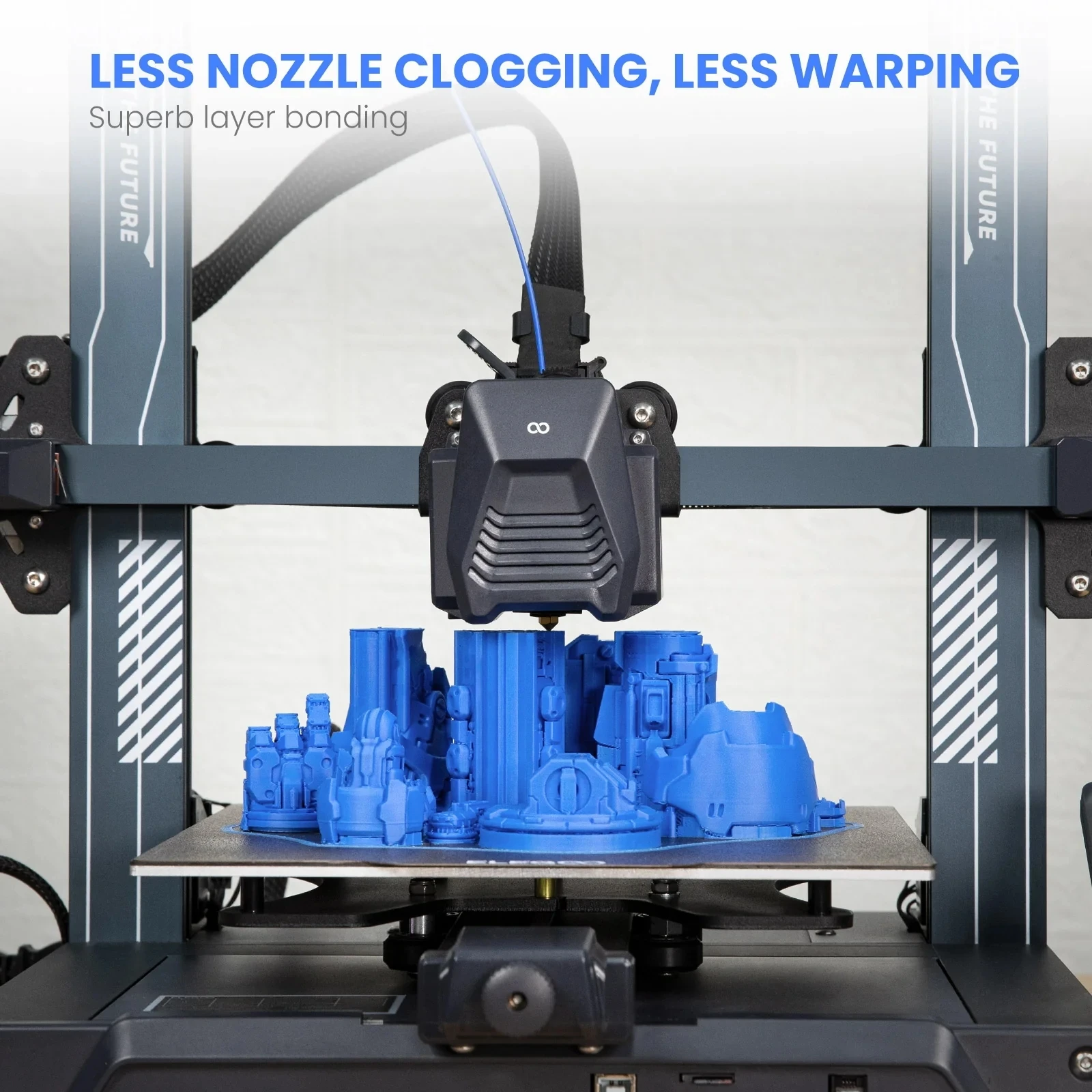 ELEGOO 1.75mm PLA Filament 2KG Set Plastic 3D PLA for 3D Printer Consumables Material for FDM 3D Printer NEPTUNE 3 PRO