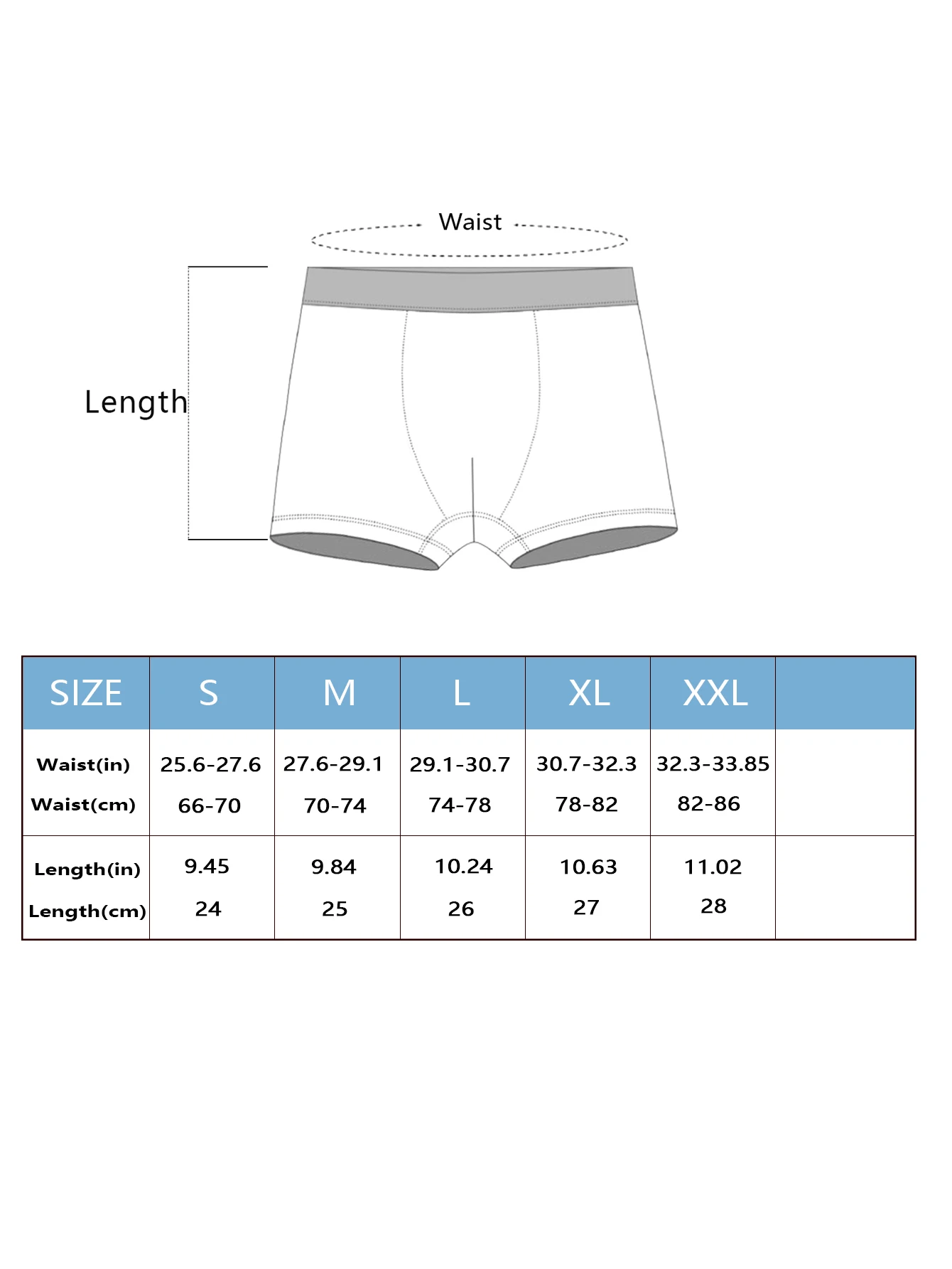 Men's underpants 3 pairs of personalized fashion solid color boxer shorts comfortable, soft and non-marking boys' boxer shorts