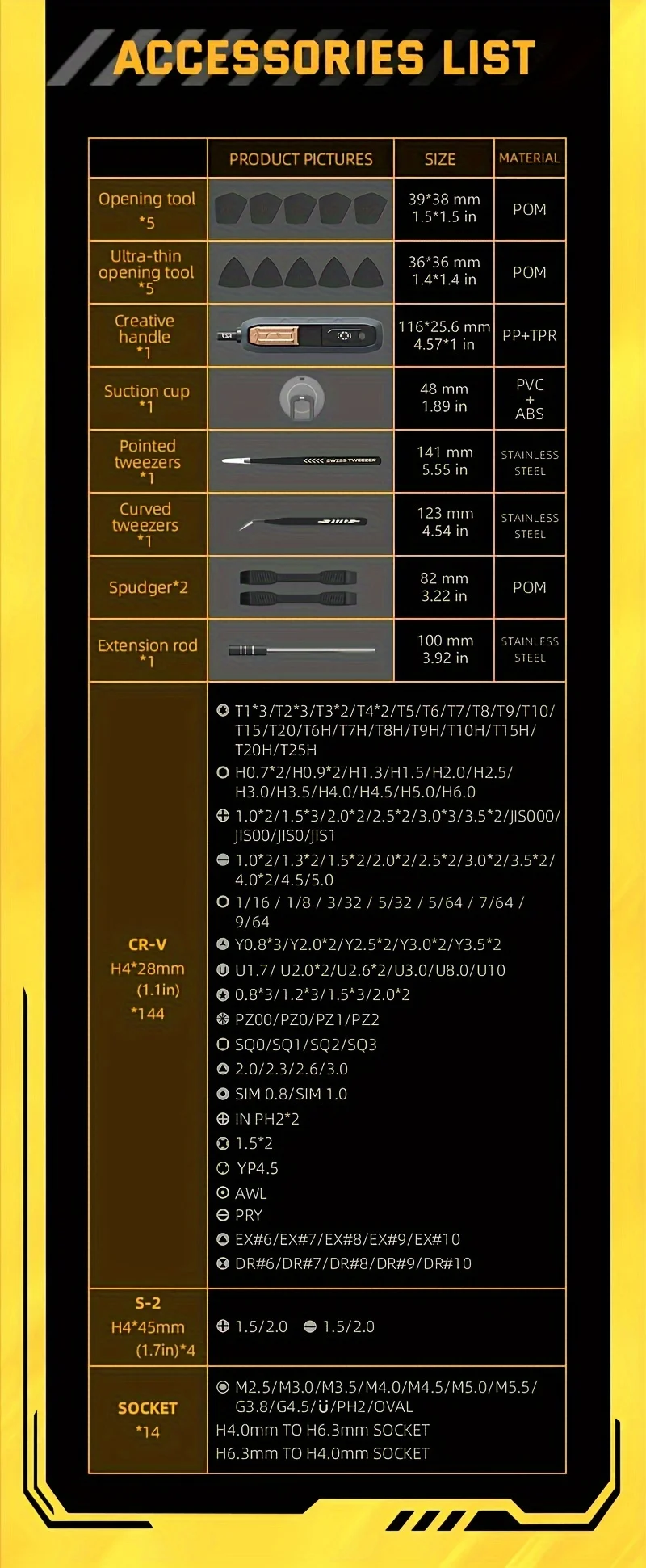 Precision Screwdriver Set, Stylish, Magnetic Repair Kit, Suitable For Laptop, Mobile Phones, Household Appliances, Glasses, Etc.