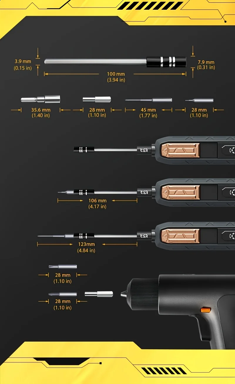 Precision Screwdriver Set, Stylish, Magnetic Repair Kit, Suitable For Laptop, Mobile Phones, Household Appliances, Glasses, Etc.