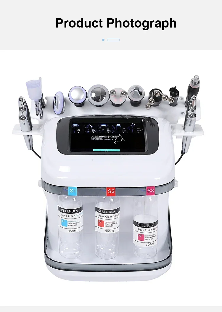 Hot Selling! 10IN1 Water Oxygen Jet Peel Hydro Beauty Skin Cleansing facial Machine Facial Machine Water Aqua Peeling for spa