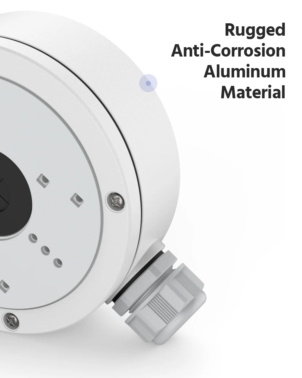 Annke Junction Box For CCTV Camera Aluminum Alloy HolderMount Bracket For Surveillance Camera Accessories