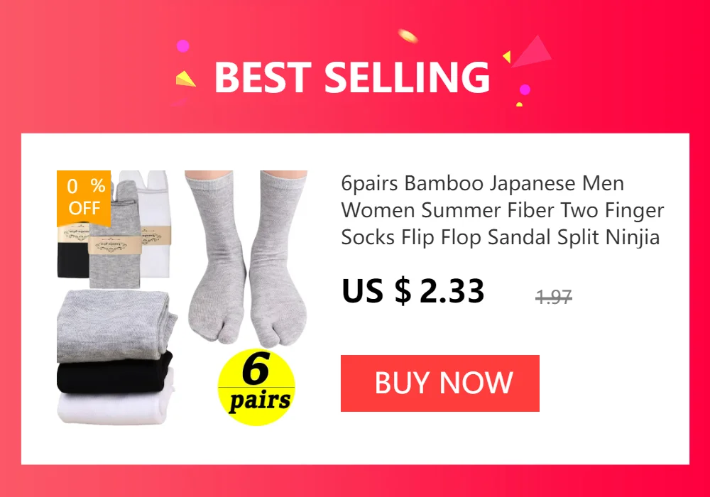 Fashion Japanese Style Tabi Toe Socks for Men Women Summer Fiber Two Finger Socks Kimono Flip Flop Sandal Split Tabi Toe Sock