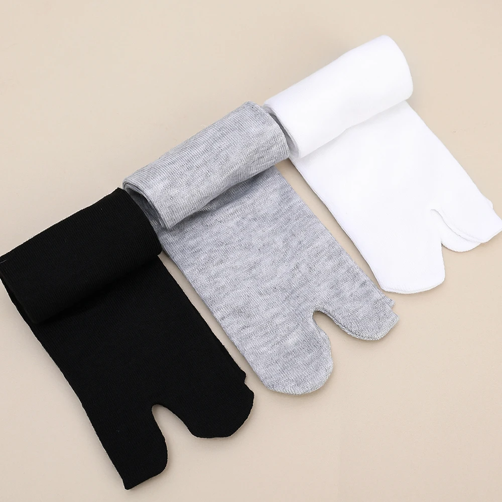 Fashion Japanese Style Tabi Toe Socks for Men Women Summer Fiber Two Finger Socks Kimono Flip Flop Sandal Split Tabi Toe Sock