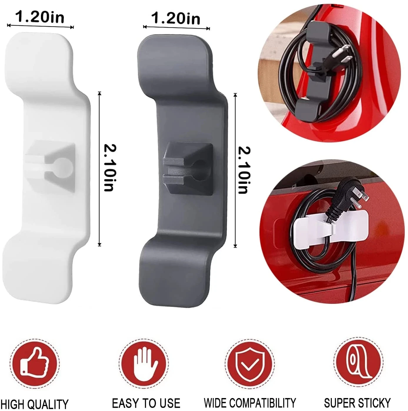 Cord Wrapper Cable Holder Clip Clamp Cord Organizer Cables Storage For Kitchen Appliances Mixer Blender Coffee Maker Air Fryer