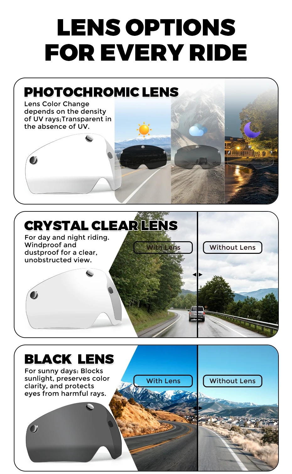 VICTGOAL Cycling Helmet Photochromic Lens Magnetic Lenses Bicycle Eye Polarized Goggles Sports Glasses MTB Road Bike Accessories