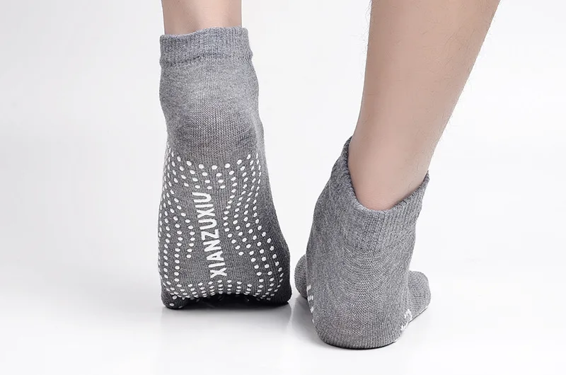 Men Pilates Socks Wholesale Cotton Breathable Non-Slip Massage Yoga Socks Cotton YOGA Sports Five-Finger Socks 5 Toe Socks