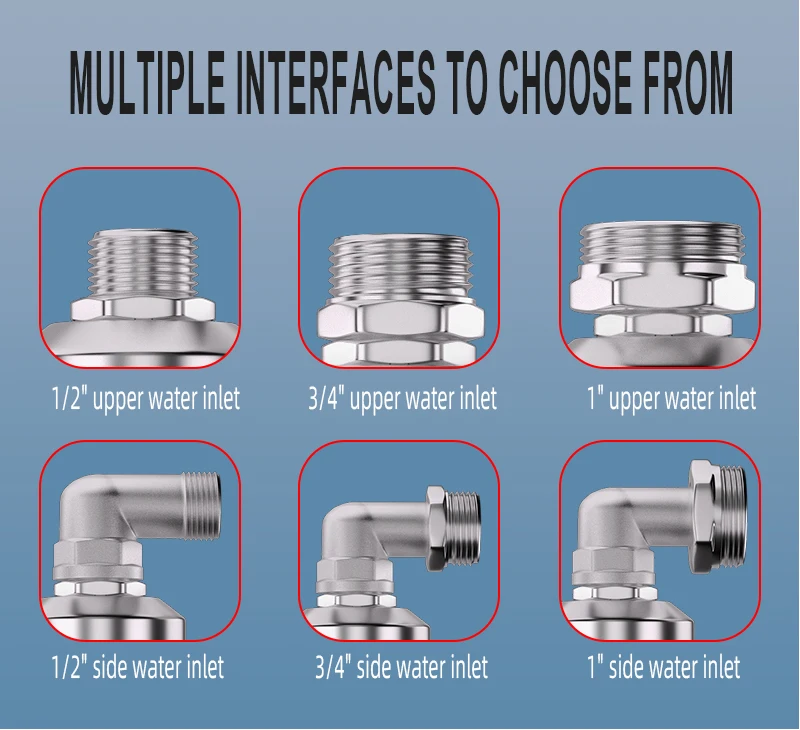 Float Valve for Toilet Tank Water Level Control Universal Flush Valve with Ballast Compensating Structure