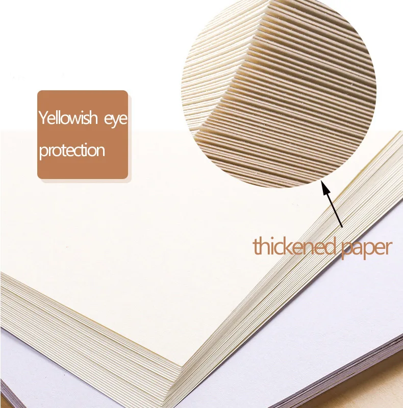 A3/A4/A5/8k/16k Sketchbook Thick Paper 160 GSM Notebook for painting DIY Creative Practice Drawing Art School Supplies