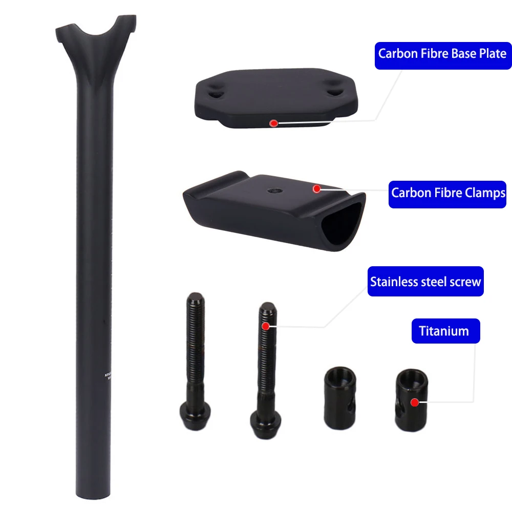 ELITAONE Fiber Carbon Bicycle Seatpost MTB/Road Bike Seat Post UD Matt 27.2/30.9/31.6mm Bicycle Parts