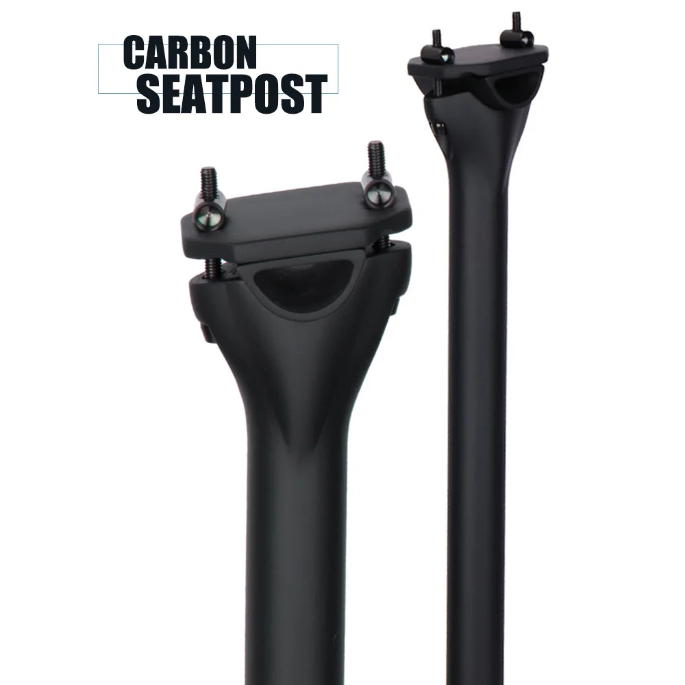 ELITAONE Fiber Carbon Bicycle Seatpost MTB/Road Bike Seat Post UD Matt 27.2/30.9/31.6mm Bicycle Parts