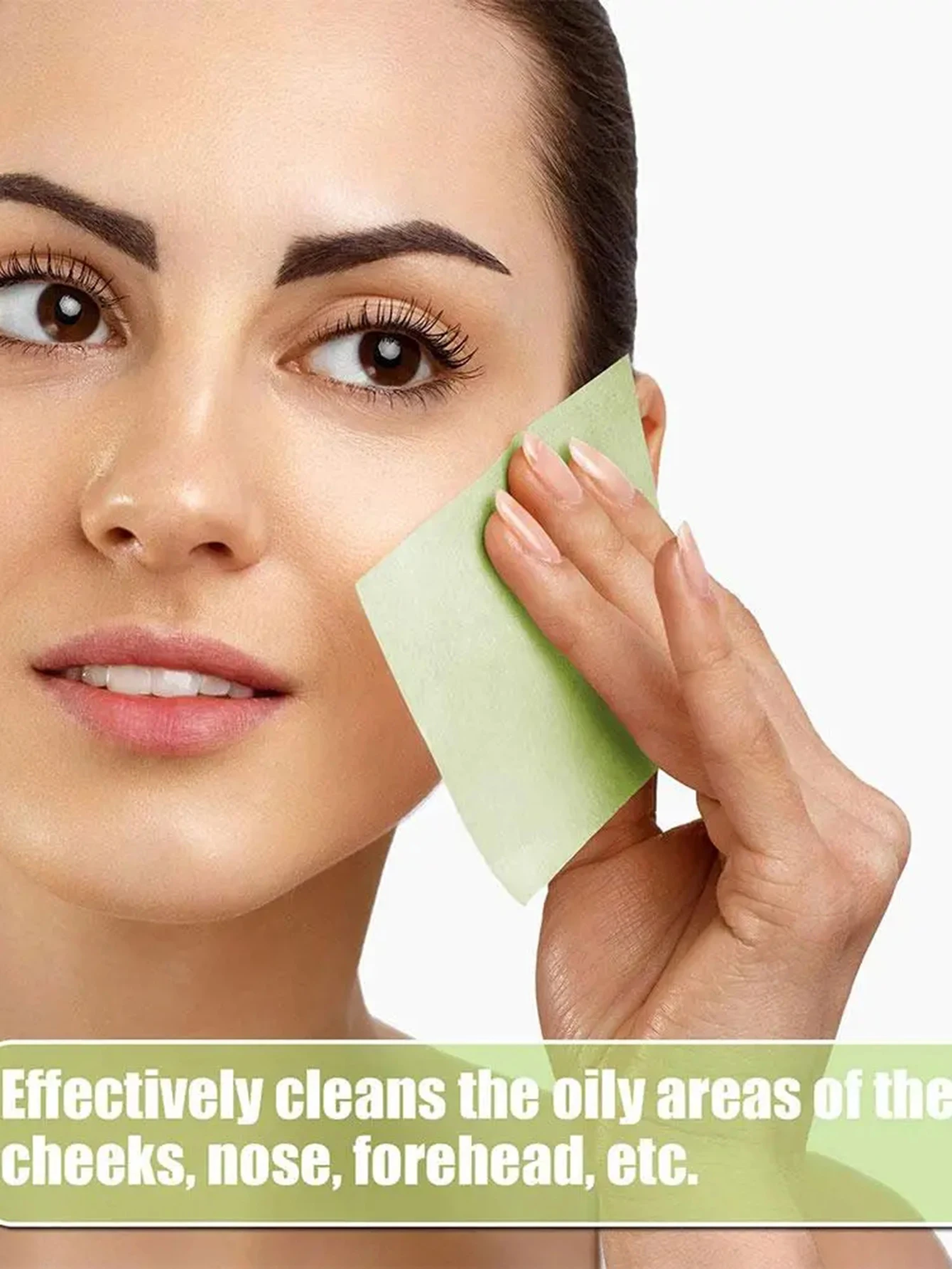 100Pcs/box Face Cleanser Oil Control Oil Absorbing Paper For Facial Oil Absorbing Soft Paper Fragrance Portable Box Makeup Tools