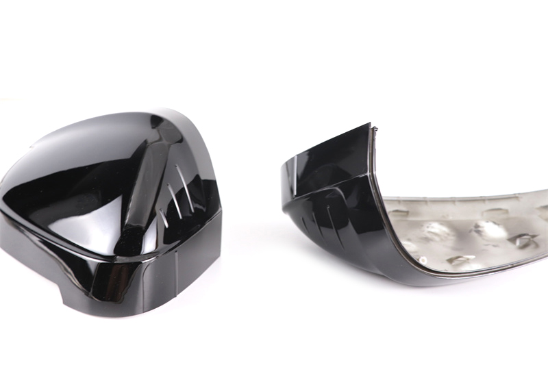 Premium Matte Silver Mirror Covers For Audi A4 B9 8W S4 RS4 A5 S5 RS5 2017-2023 Black Carbon Replacement side mirror housings