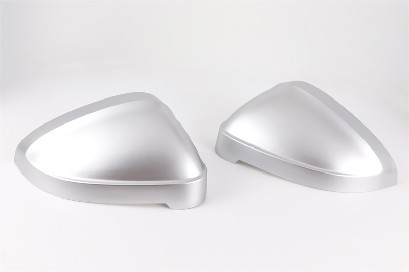 Premium Matte Silver Mirror Covers For Audi A4 B9 8W S4 RS4 A5 S5 RS5 2017-2023 Black Carbon Replacement side mirror housings