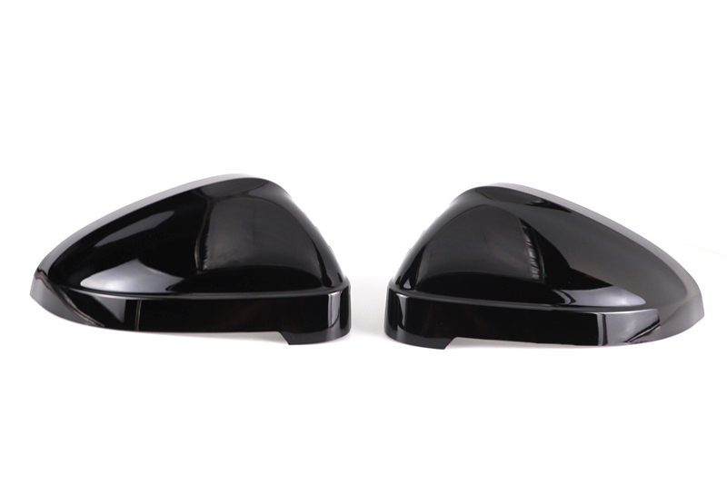 Premium Matte Silver Mirror Covers For Audi A4 B9 8W S4 RS4 A5 S5 RS5 2017-2023 Black Carbon Replacement side mirror housings