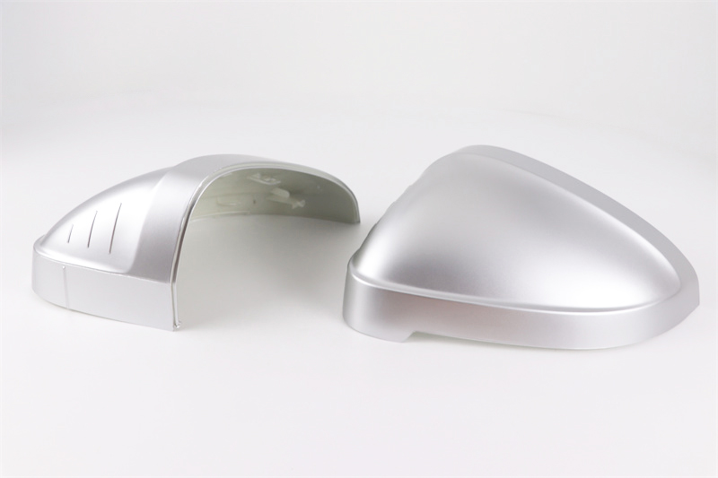 Premium Matte Silver Mirror Covers For Audi A4 B9 8W S4 RS4 A5 S5 RS5 2017-2023 Black Carbon Replacement side mirror housings