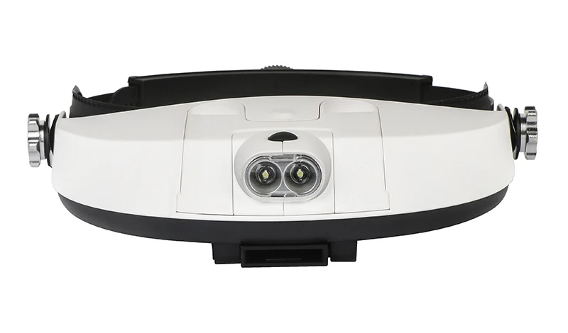 LED Headband Magnifier Professional Magnifying Glasses For Jewelry Loupe Watch Electronic Repair 1X 1.5X 2X 2.5X 3.5X Lens Loupe