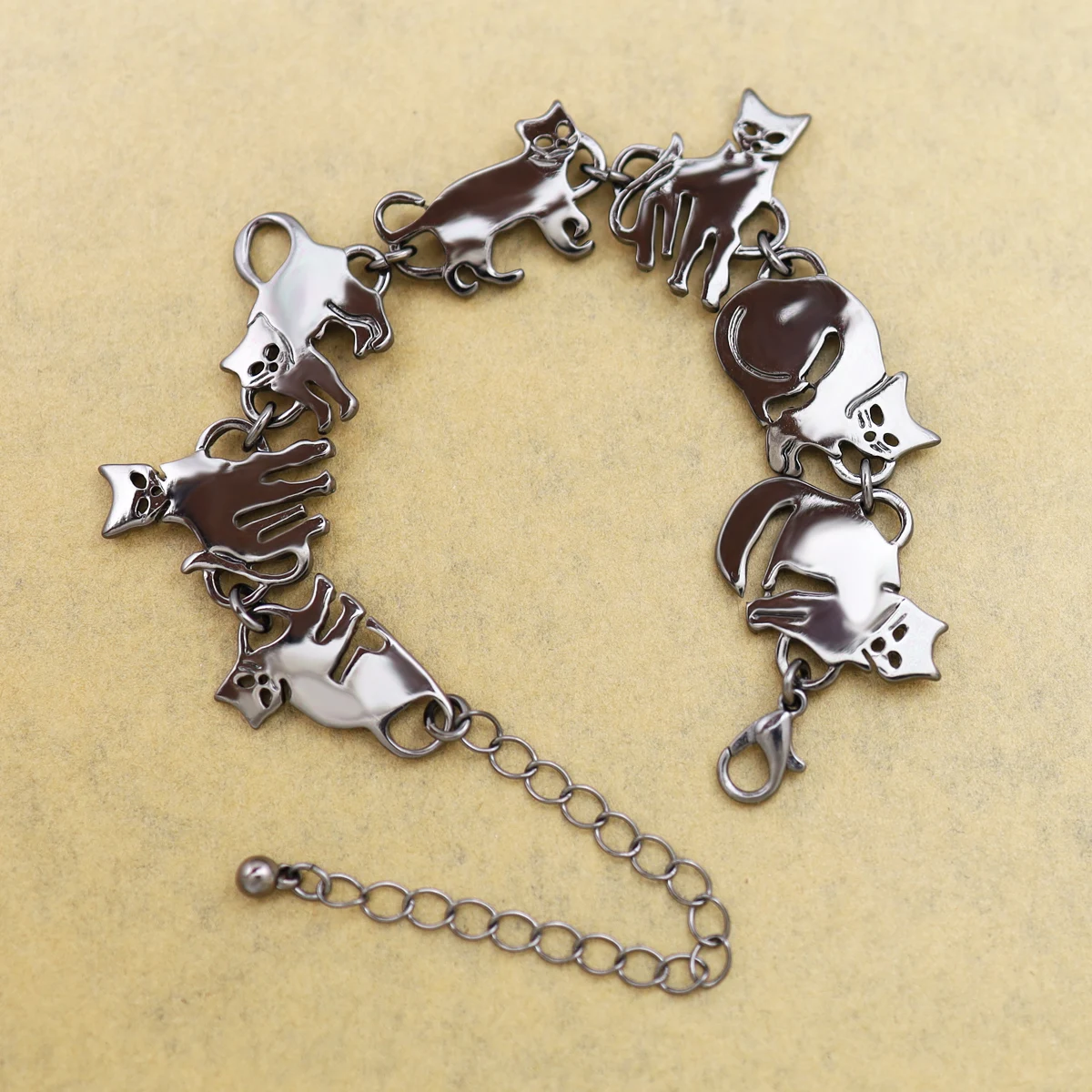 Vintage Bracelet Catholic Religious Church Medals Saints PRAY FOR Cross Pendant Chain Women Bangle Silver Plated Jewelry Gifts