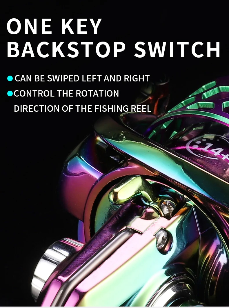 BILLINGS SK 1000-6000 Series, 5.0:1/4.7:1 Gear Ratio, 22LB Max Drag, CNC Metal Rocker,Spinning Fishing Reel,For Freshwater Saltw