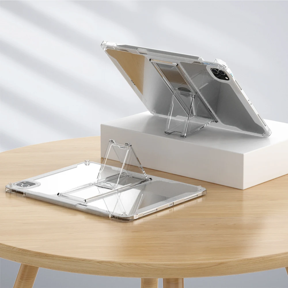 For iPad Case 2022 Pro 11 10th Generation 10.9 Air 5 4 10.2 7/9th 2021 Mini 6 10.5 2018 9.7 5th 6th 12 9 Transparent Cover Funda