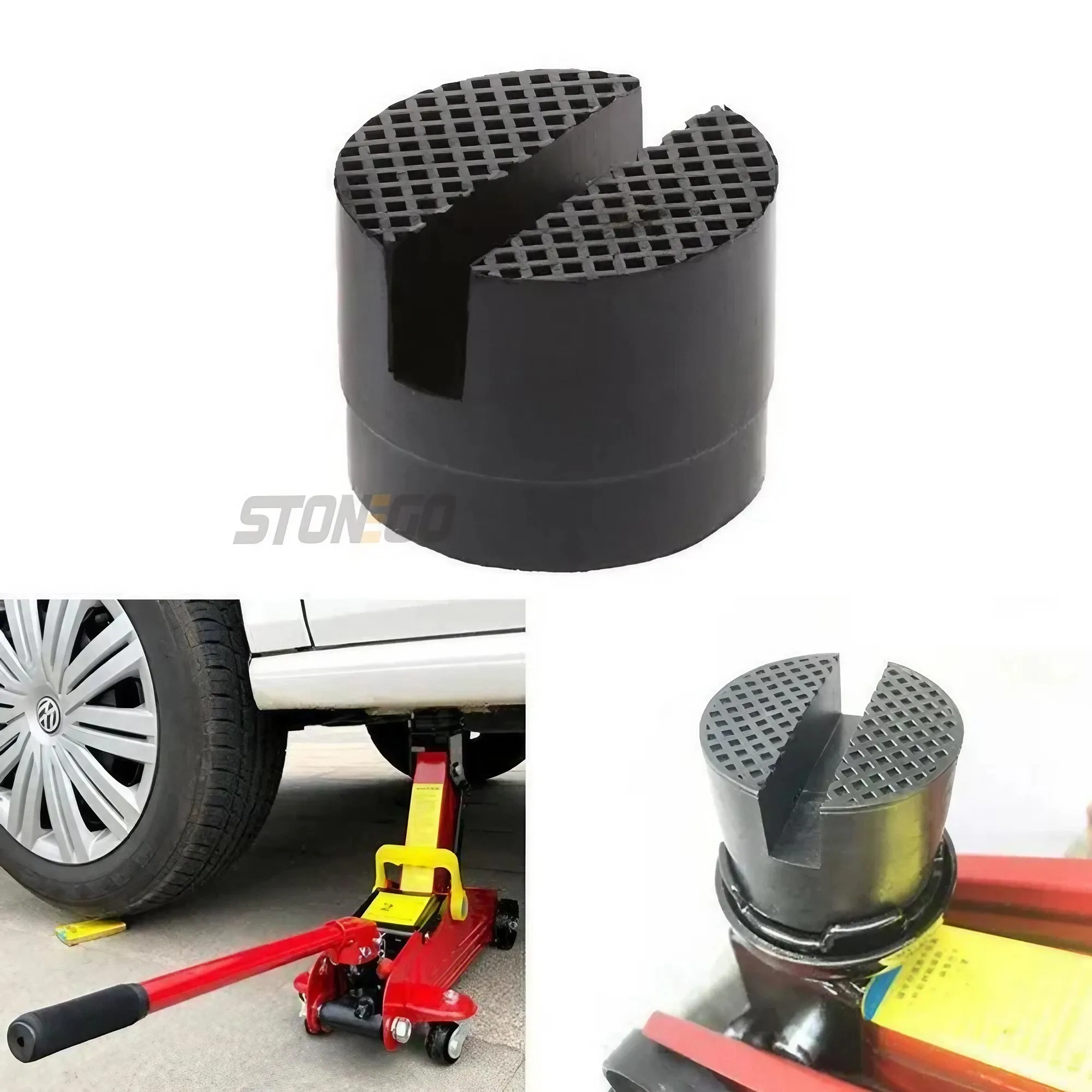 Floor Slotted Car Rubber Jack Pad Frame Protector Adapter Jacking Tool Adapters Lifting Car Repair Tools