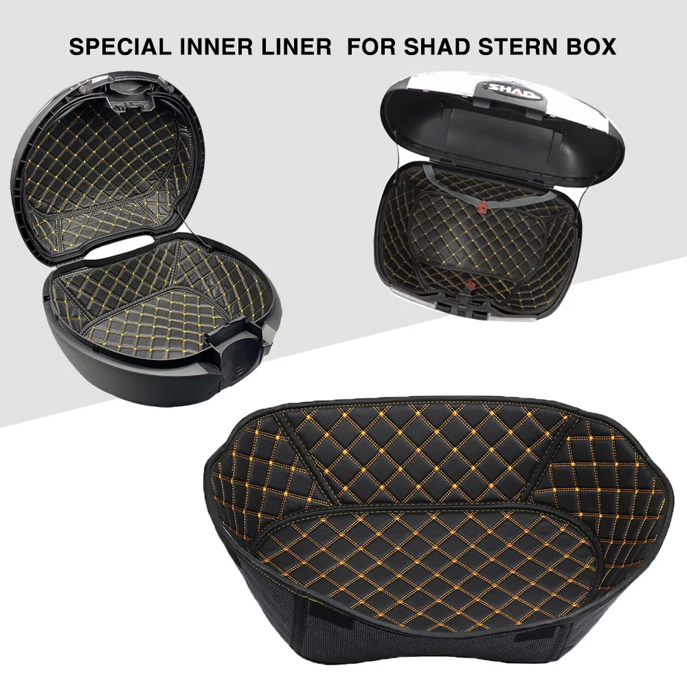 Motorcycle Trunk Pad Trunk Lining For SHAD Trunk Mat SH29 33 34 39 40 45 SH48 SH59 Soft Comfortable Size Correspondence
