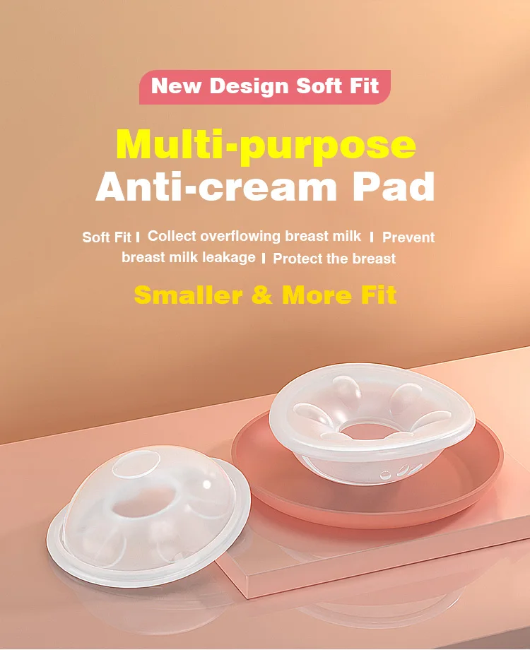 MAMIJOY MSB03 2pcs Wearable Milk Saver for Breastfeeding Manual Breastmilk Collector Silicone Breast Shell Milk Collection Cup
