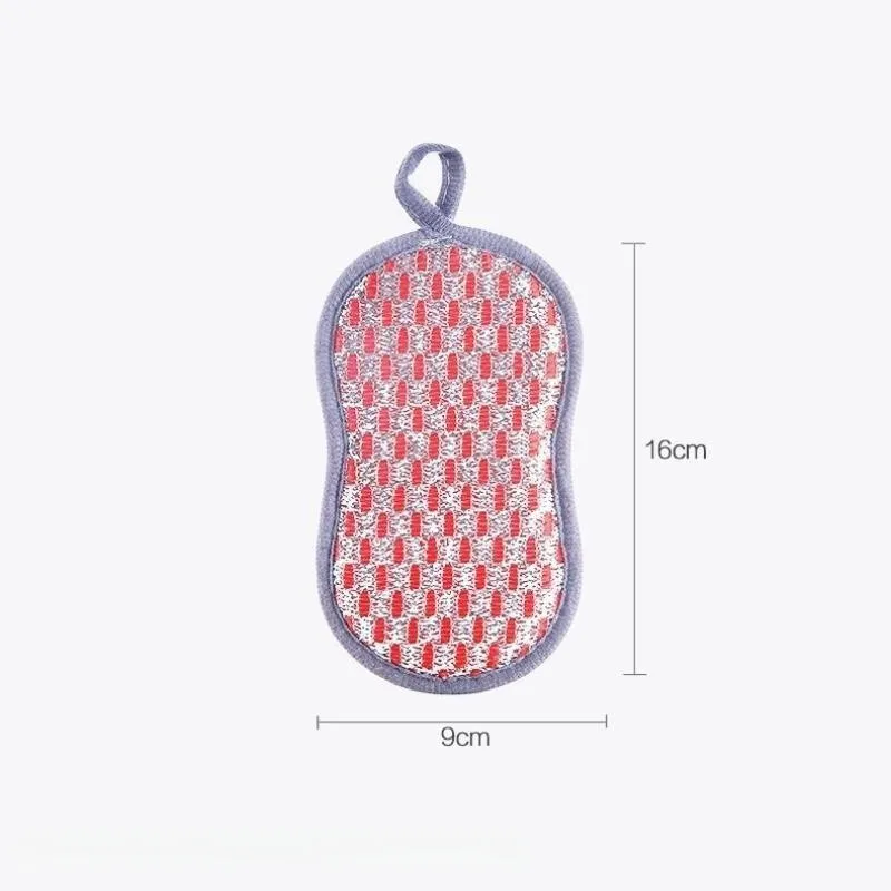 10/5/3/1PC Scrub Sponges Dishes Double-sided Magic Wipe Microfiber Non Stick Pot Cleaning Sponges Kitchen Tools Wash Pot Gadgets