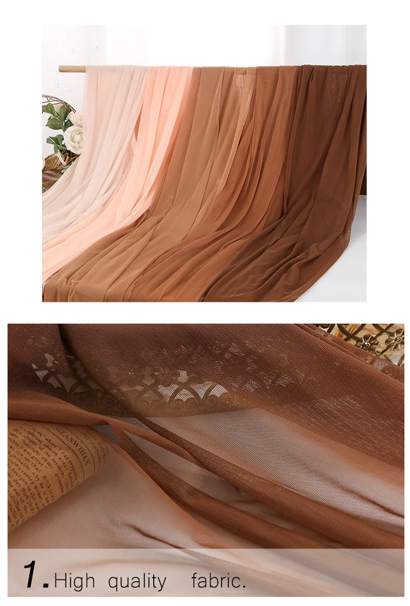 1/3/5 Meters Soft 4 Way Stretch Nude Power Mesh Fabric By The Meters For Clothes Sewing Backing Dress Bottoming Dance Tulle