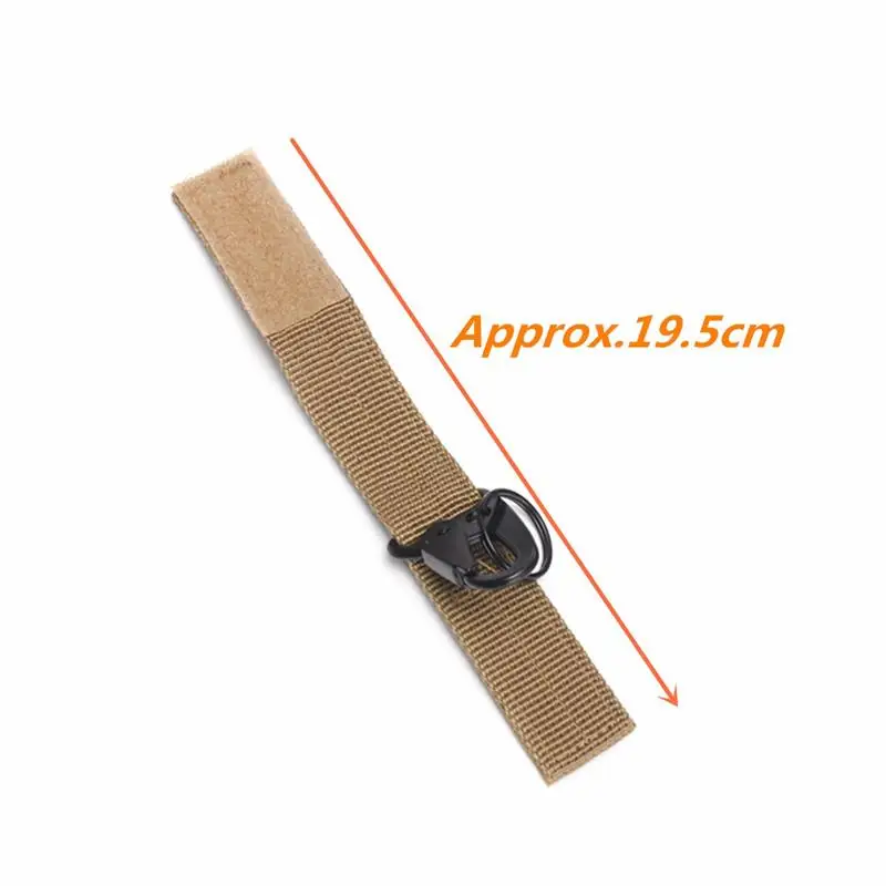 Carabiner High Strength Nylon Key Hook MOLLE Webbing Buckle Hanging System Belt Buckle Hanging Camping Hiking Accessories