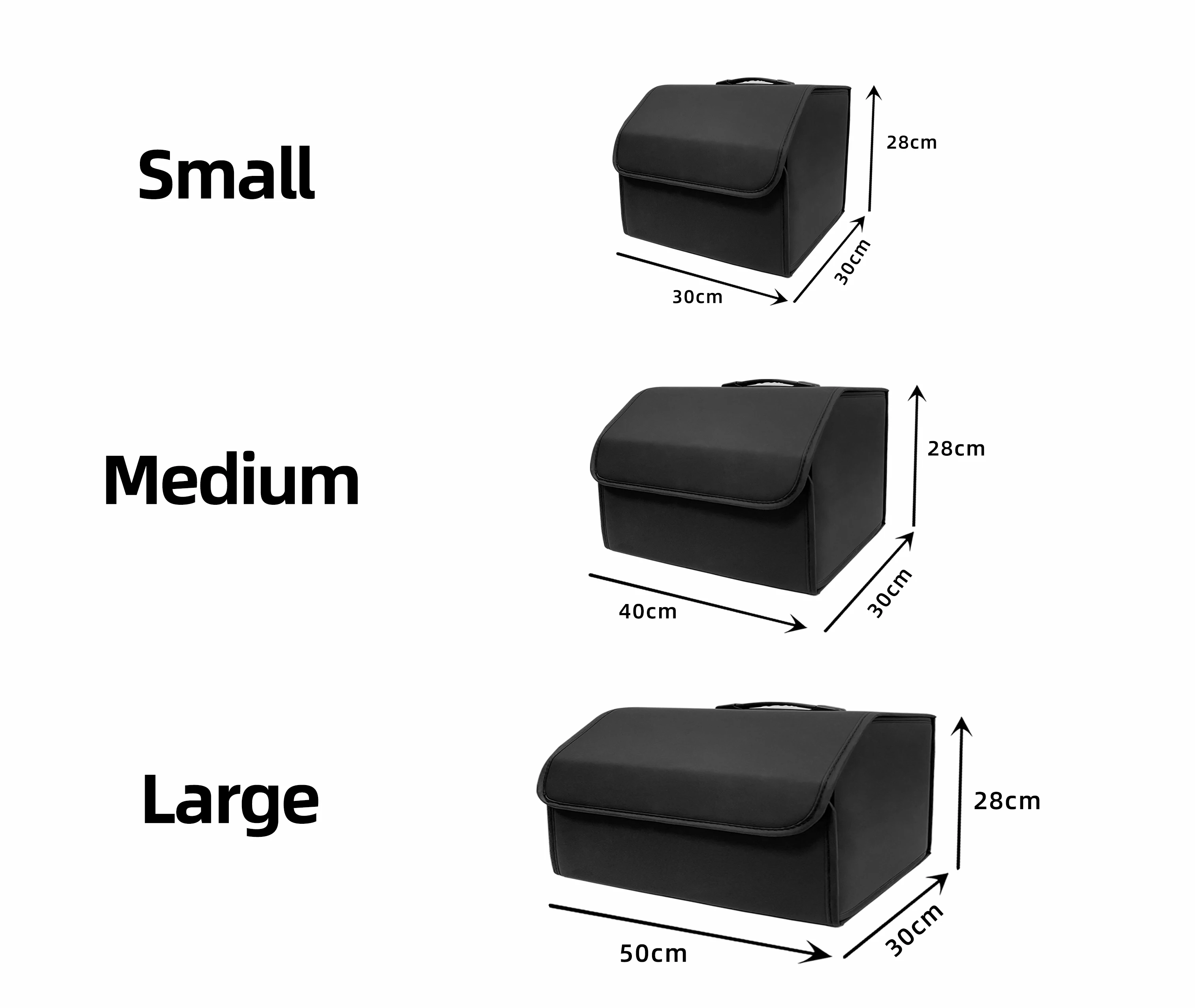 Folding Car Storage Box Large Capacity Auto Trunk Organizer Boxes Leather Waterproof Cars Stowing Tidying Multi-color Interior
