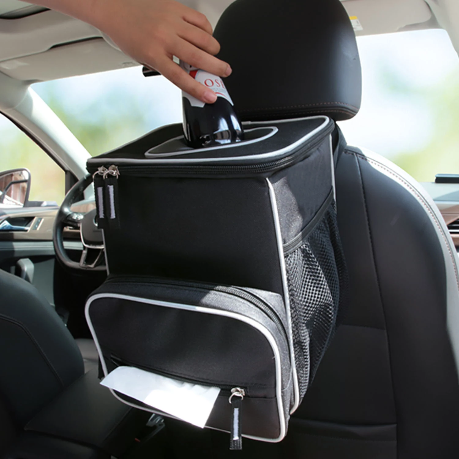 Folding Car Storage Box Large Capacity Auto Trunk Organizer Boxes Leather Waterproof Cars Stowing Tidying Multi-color Interior