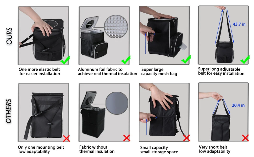 Folding Car Storage Box Large Capacity Auto Trunk Organizer Boxes Leather Waterproof Cars Stowing Tidying Multi-color Interior