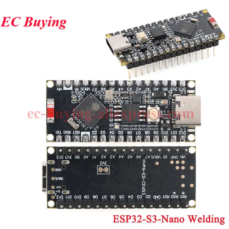 ESP32-S3 Development Boards with Expansion Adapter Kit 2.4G Wifi BT Module ESP32-S3-WROOM-1 N8R2/8 N16R8 44Pin Type-C ESP32S3