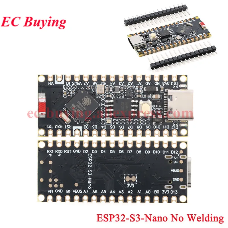 ESP32-S3 Development Boards with Expansion Adapter Kit 2.4G Wifi BT Module ESP32-S3-WROOM-1 N8R2/8 N16R8 44Pin Type-C ESP32S3