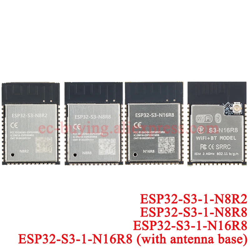 ESP32-S3 Development Boards with Expansion Adapter Kit 2.4G Wifi BT Module ESP32-S3-WROOM-1 N8R2/8 N16R8 44Pin Type-C ESP32S3