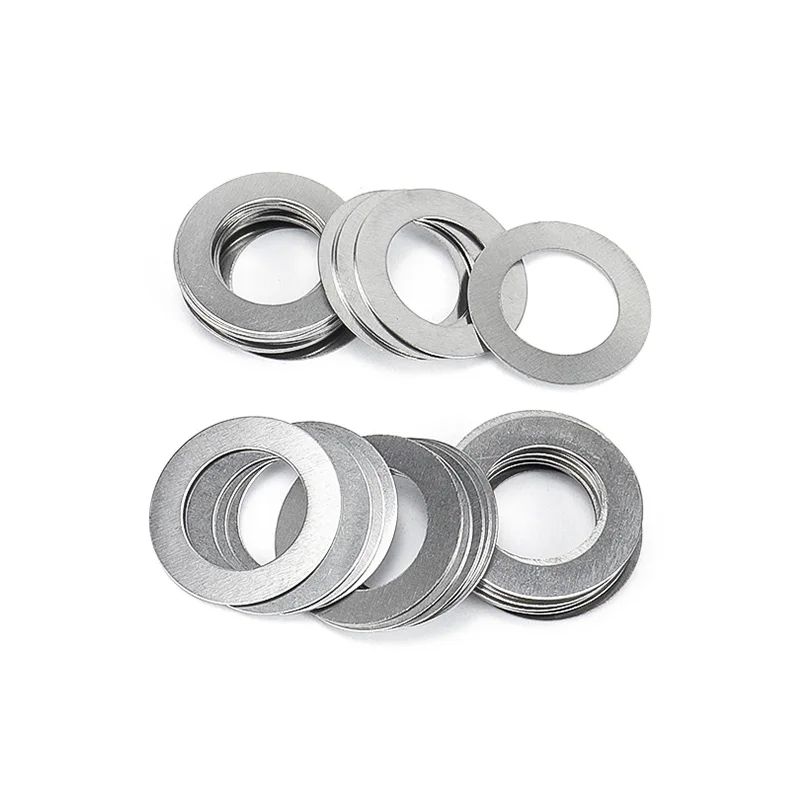 0.1 0.2 ~1mm M2 M3 M4 M5 M6 M7 M8 M9 M10 M12 13 14 to M40 304 Stainless Steel Adjusting Shim Gasket Ultra Thin Plain Flat Washer