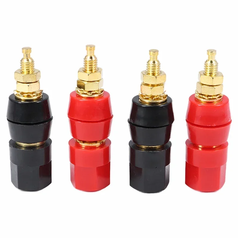 Wire Binding Post Thread Screw M5 M6 M8 M10 Lithium Battery Weld Inverter Clamps Power Supply Connect Terminal Splice Black Red