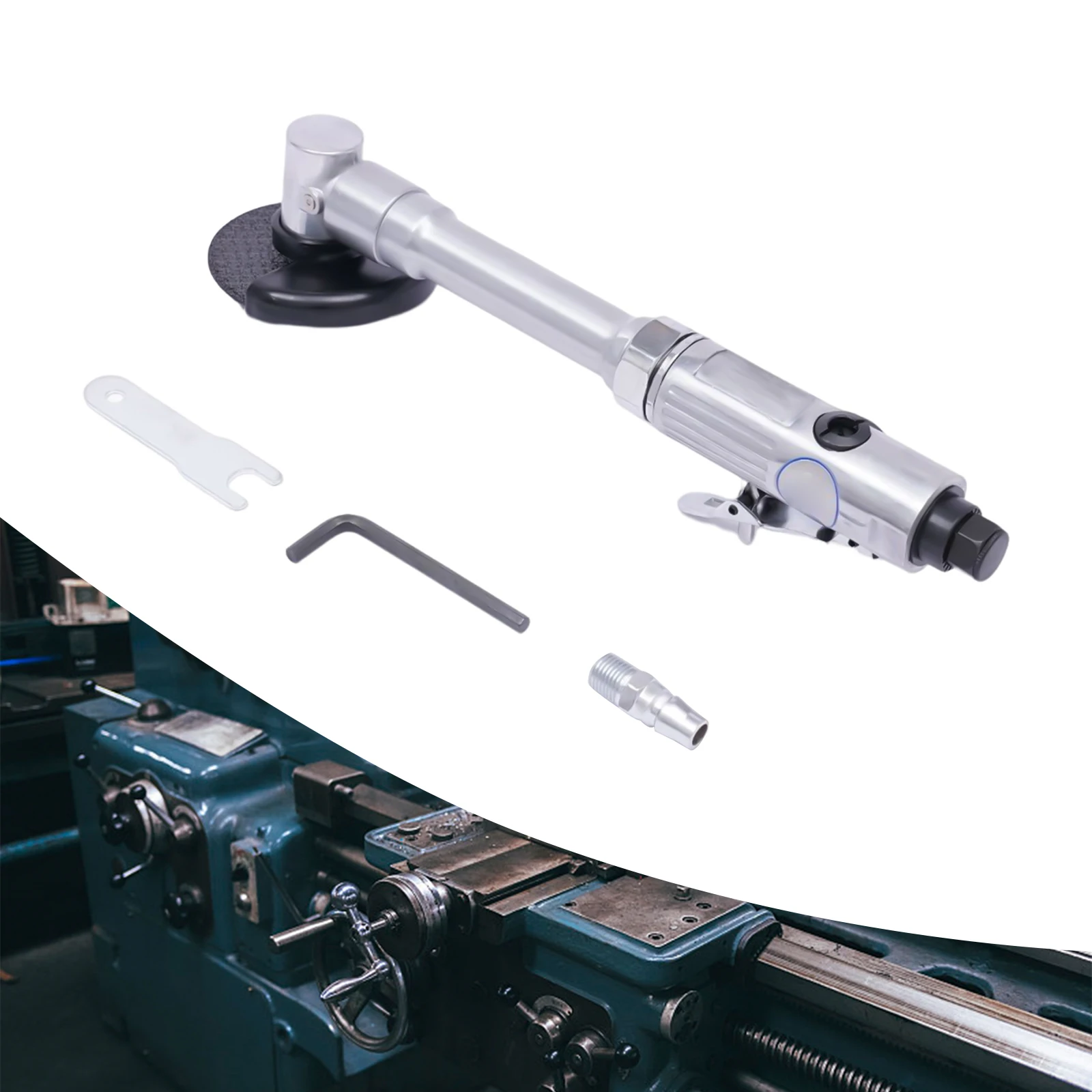 Long Handle Air Angle Grinding Cutter Air Cutting Machine Power Tool for Carve Wood and Bamboo