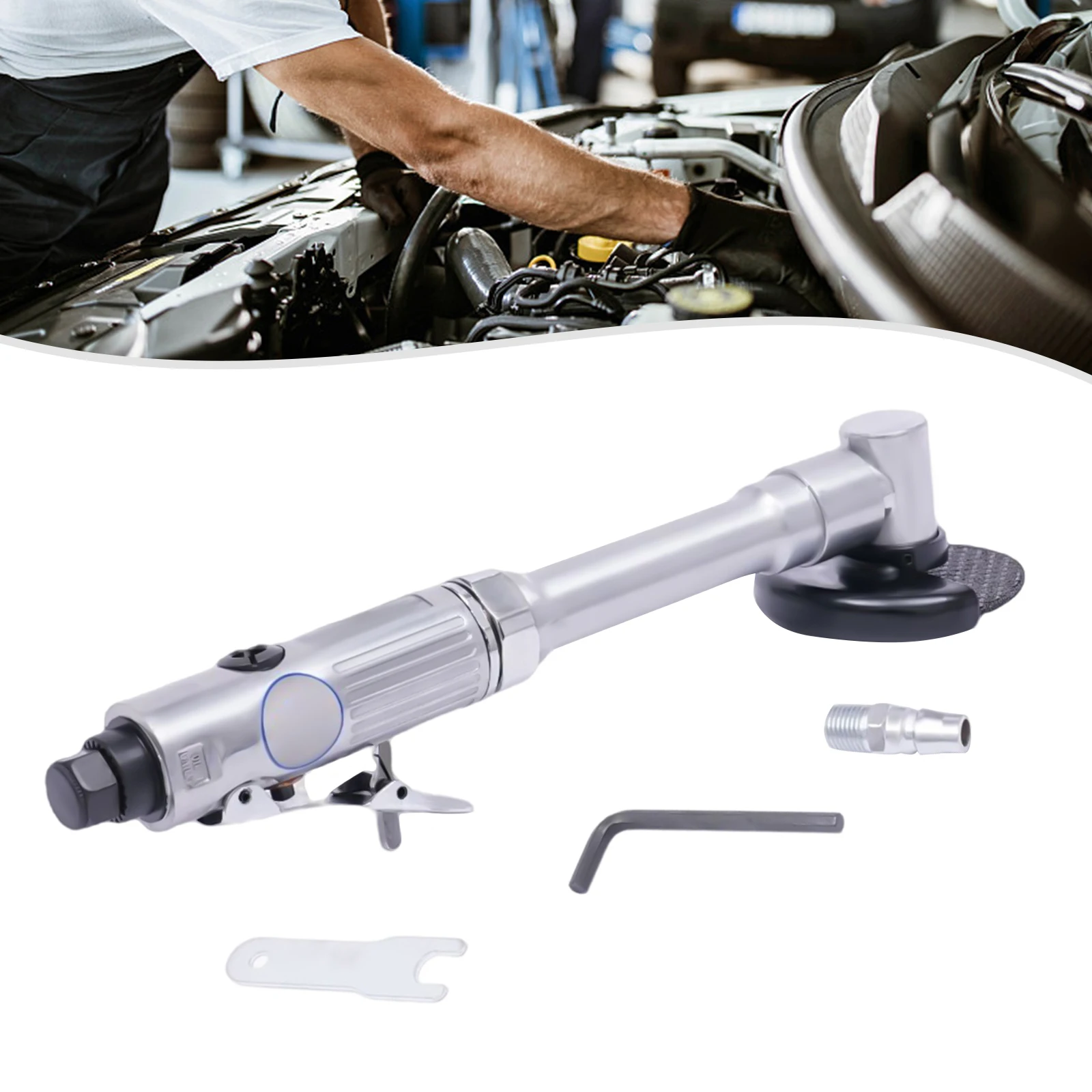 Long Handle Air Angle Grinding Cutter Air Cutting Machine Power Tool for Carve Wood and Bamboo