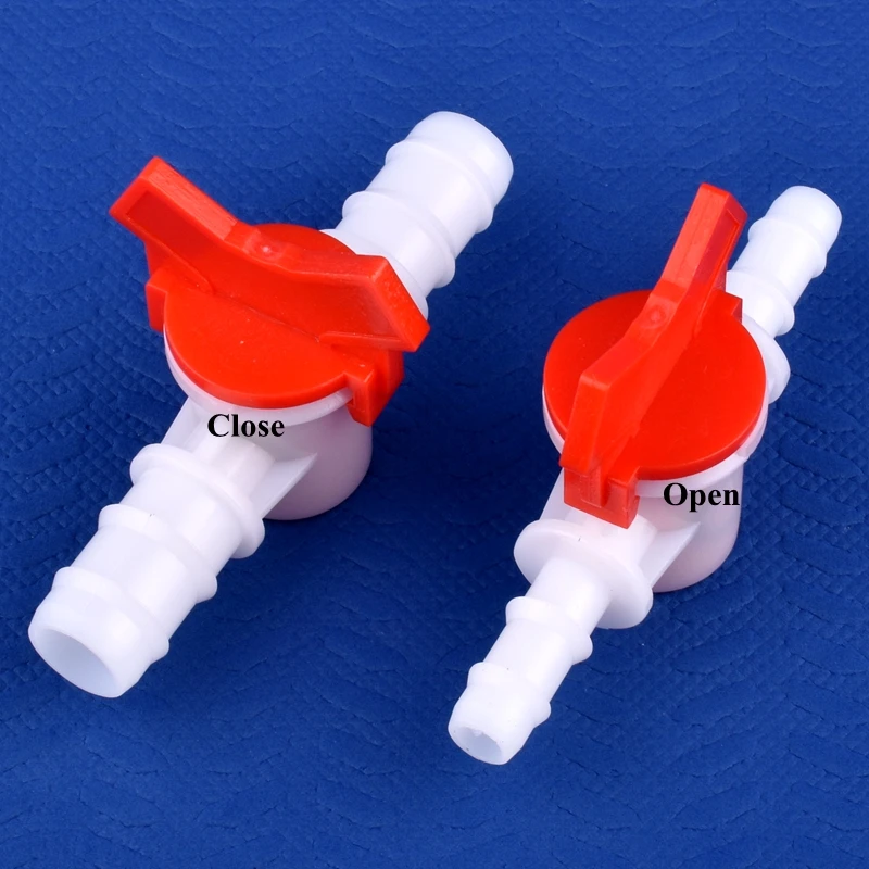 1~50pcs 4~25mm POM Ball Valve Drip Irrigation System Hose Pagoda Joint Aquarium Tank Air Pump Garden Water Connector Pipe Valve